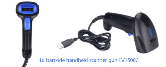 1D Handheld Barcode Scanner No Driver Plug And Play Support Reading Barcodes From Screen