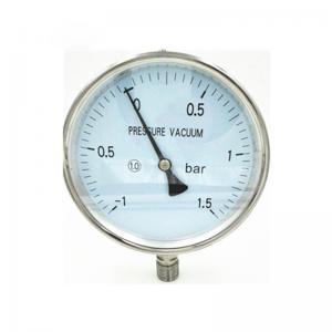China ss vacuum pressure gauge manometer on sale