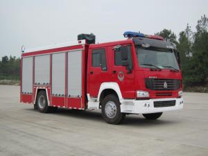 Red Color Diesel Gas RC Fire Truck 4x2 For Fire Fighting Emergency Rescue