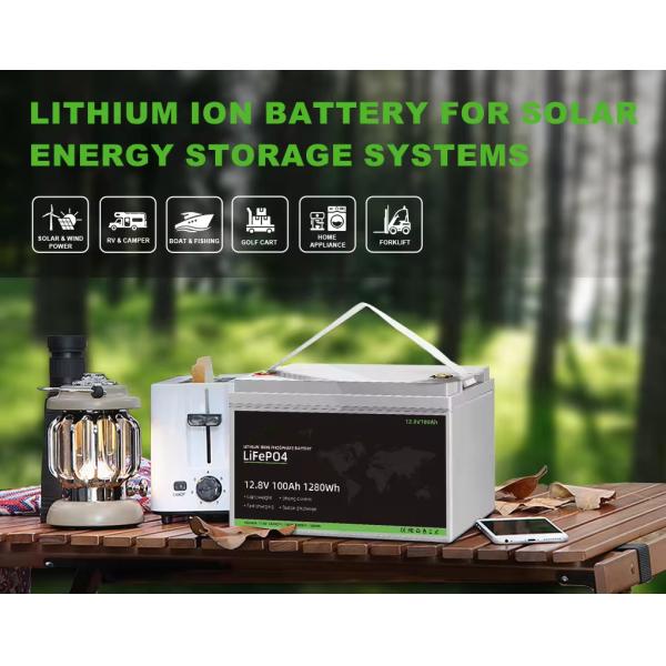 Custom 100AH Lithium Ion 12 Volt Rv Battery For Vehicle Mobile Camper