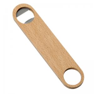 Cheap Beech Wood Metal Bottle Opener Sublimation - Perfect For Gifting 4cm for sale