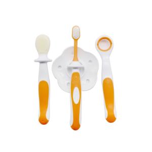 Cheap 100 % Silicone Baby Finger Toothbrush , Customized Color Soft Baby Brush for sale