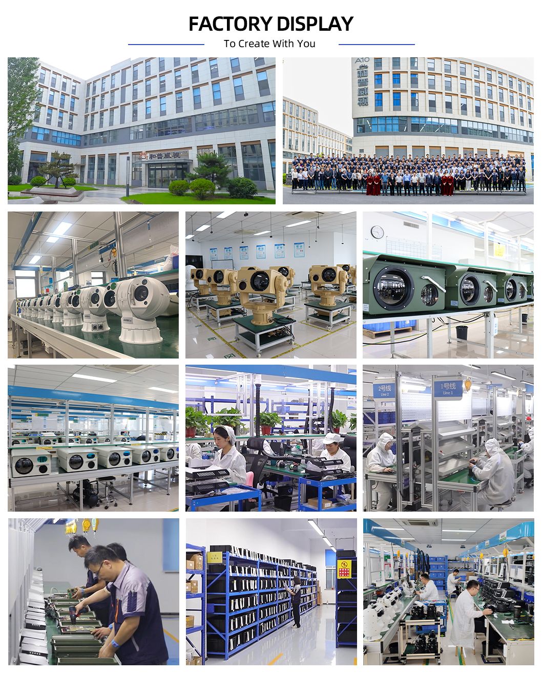 Detection Range 5-10KM Long Distance Multi Sensor Thermal Camera for Security Monitoring