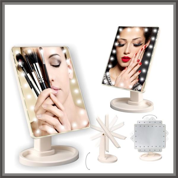 Portable Magnifying Makeup Mirror 10x FUSXIN Led Table Mirror