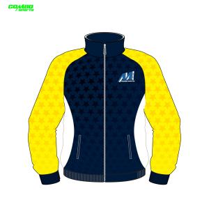 100% Polyester Mens Jogging Tracksuit , Length 50cm Gym Training Jacket
