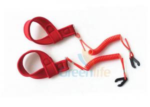 China Outboard Motor Coiled  - Style Kill Cord Lanyard With Soft Wrist Band on sale