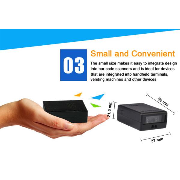 Fixed Mount Barcode Qr Code Reader Module RS232 2D TTL YHD-M300D