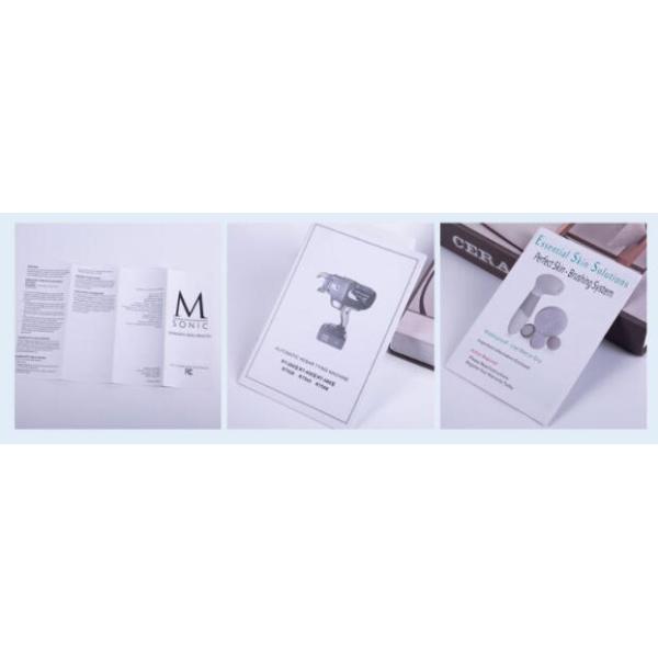 Folding Multi Page Brochure Custom Logo Fancy Printed Coated Paper