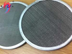 China Plain Weave Stainless Steel Wire Mesh Panels , Metal Mesh Fabric 25 50 100 Micron on sale
