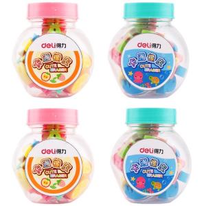 Barreled Cute Cartoon Marine Animal Fruit Style Small Eraser For Kids Prizes