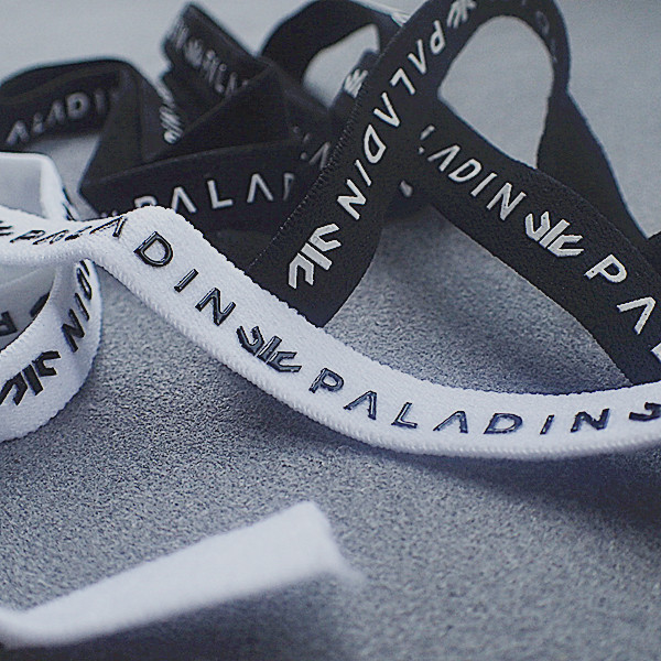 1cm Width Polyester Soft Elastic Cord String Silicone Logo For Garment