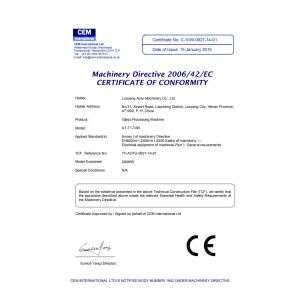 LUOYANG AOTU MACHINERY CO.,LTD. Certifications