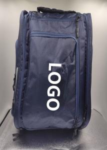 Cheap Print Logo Black Padel Racket Bag Full Functional Tennis Racquet Backpack for sale