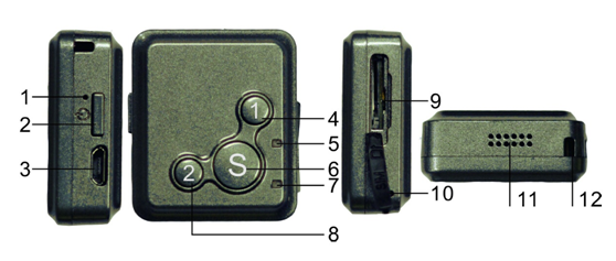 Very small mini necklace free platform gps gsm tracker kids for person google earth