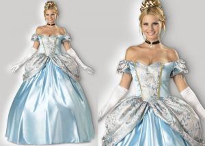 Cheap 4 Pcs Princess Halloween Costumes Enchanting Princess Dress 1053 For Party Carnival for sale