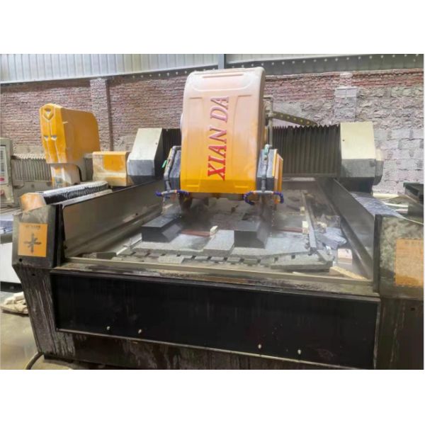 High Depth CNC Stone Edge Cutting Machine High Speed For Marble