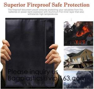 Cheap Fireproof Document Bag, Bug Out Bags, Wallet, Briefcase, File Protection, Waterproof, Safty, Security for sale