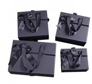 Cheap Folding Personalized Cardboard Boxes Gift Kraft Box With Handle Multifunctional for sale