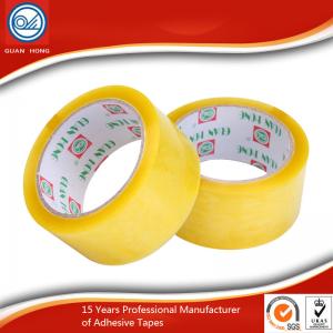 China Custom BOPP Security Packaging Tape Environment Protection Yellowish 60m on sale