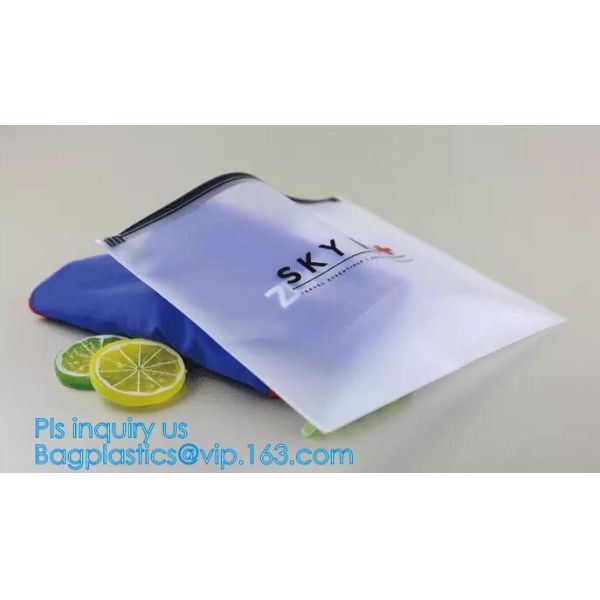 PVC Stationery ruler set packaging bag with slider, fabric slider zip bags, slider PVC cosmetic bag,pencil bag