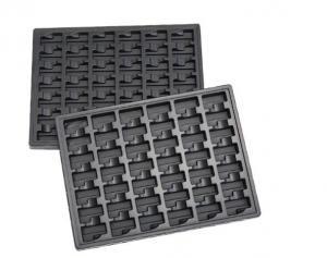 Cheap Black Plastic Blister Packaging Box Antistatic Esd Chocolate Blister Tray for sale