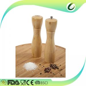 China Multipurpose Bamboo Salt And Pepper Shakers Formaldehyde Free Easy Cleaning on sale