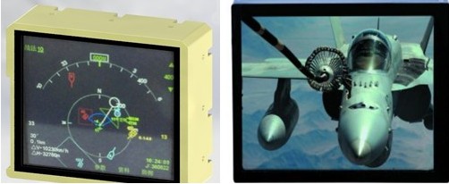 Airborne TFT LCD display module