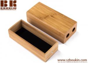 Cheap bamboo wood sunglasses case  box wood personalized glasses  sunglass case for sale