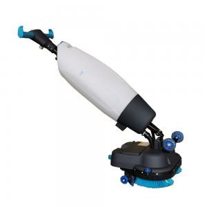 China Multifunctional Micro Mop Two Brush Scrubber Dryer Mini Floor Cleaning Machine on sale