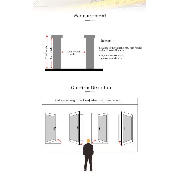 Outside House Main Door , Galvanized Wrought Iron Gate New Design