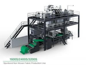 Cheap CE Approved Non Woven Fabric Manufacturing Machine With PP Chips Raw Material  for sale