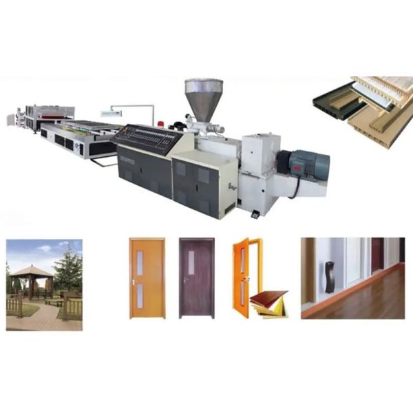 20M Plastic PVC Profile Extrusion Line For Wall Ceiling Corner Tile Making