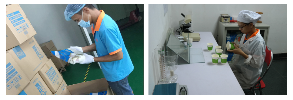 8oz Biodegradable Cold Drink Paper Cups Double Structure For Taking Away