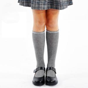 China Elegant top quality custom plain color polyester OTC long dress stockings for girls on sale