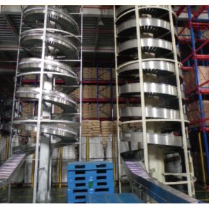 Cheap High Speed Spiral Elevator Conveyor For Food Filling Production Line for sale
