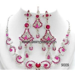 Cheap 2012 Bridal fashion jewelry kundan set with mei red for sale