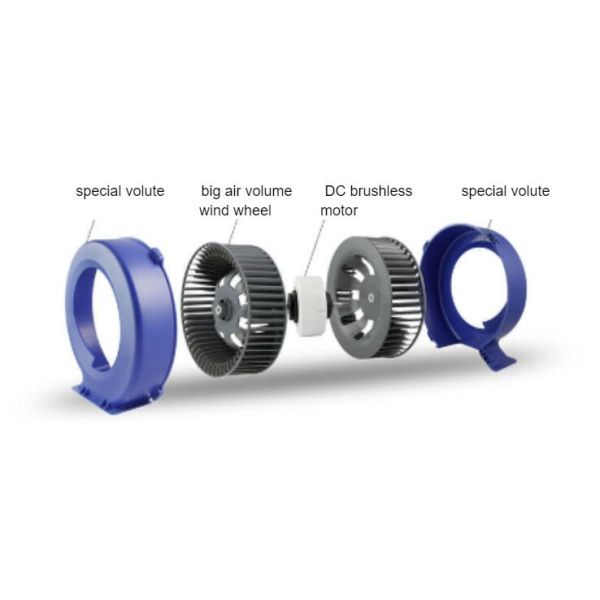 Ceiling Insert 147 CFM 80M2 ERV Energy Recovery Ventilator Clean Air Save Energy