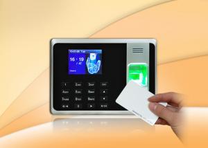 Cheap High Performance Fingerprint Time Card Machine Access Control With Li Battery for sale