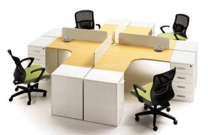 China Modular Office Cubicle Workstations Modern Board Wall Partition Customized Size on sale