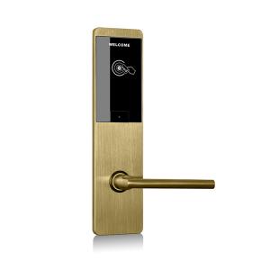 Cheap Digital Hotel Motel Door Locks , Residential Password Door Lock Zinc Alloy for sale
