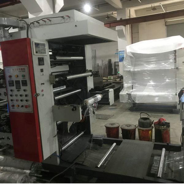 Color Letterpress Printing Machine Plastic Film Flexographic Web Paper Flexible