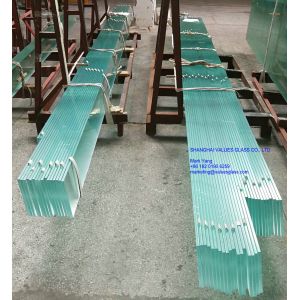 Buy cheap Overlength Tempered Glass, 15mm 19mm 22mm 25mm Toughened Building Glass from wholesalers