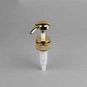 Cheap Aluminum Lotion Dispenser Pump 24/410 Gold Shampoo for sale