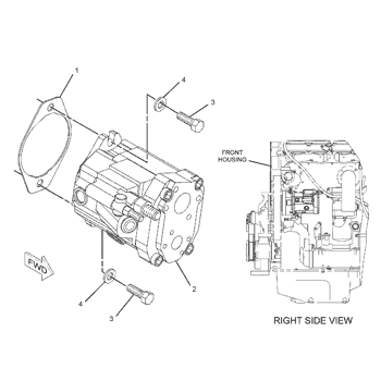 Caterpillar 2352716 Parts scheme PUMP GP-PISTON