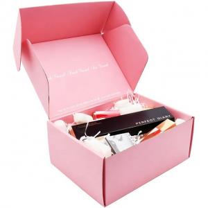 China Custom Bulk Pink Shipping Mailer Box A3 A4 A5 Size on sale