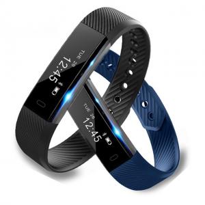 China Smart Bracelet Fitness Tracker Watch Alarm Clock Step Counter Smart Wristband Band Sport Sleep Monitor Smartband on sale