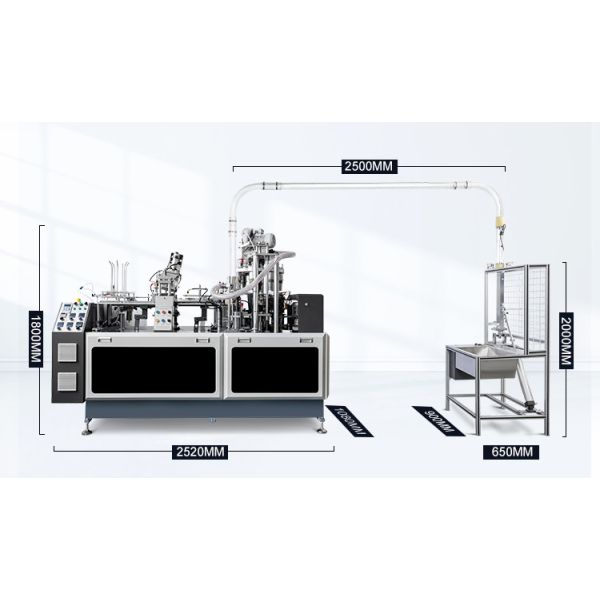 Fully Intelligent Disposable Paper Cup Machine Double-Wall Paper Cup Making Machine Automatic Paper Cup Forming Machine