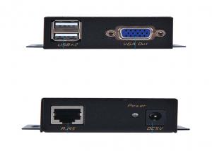 Cheap Over Cat5 / 6 Network Cable KVM VGA Extender 60M 1080P To RJ45 Network for sale