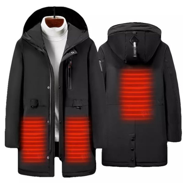 Zipper Closure Type Electric Heated Vest Jacket Liner Waterproof OEM for Motorcycle