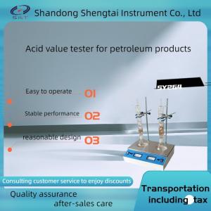 Cheap Laboratory equipment Water Soluble Petroleum Products Oil Acid Value Tester SY264 for sale